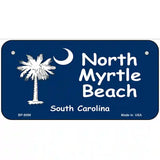 North Myrtle Beach Flag Metal Novelty License Plate 6" x 3" (BP)