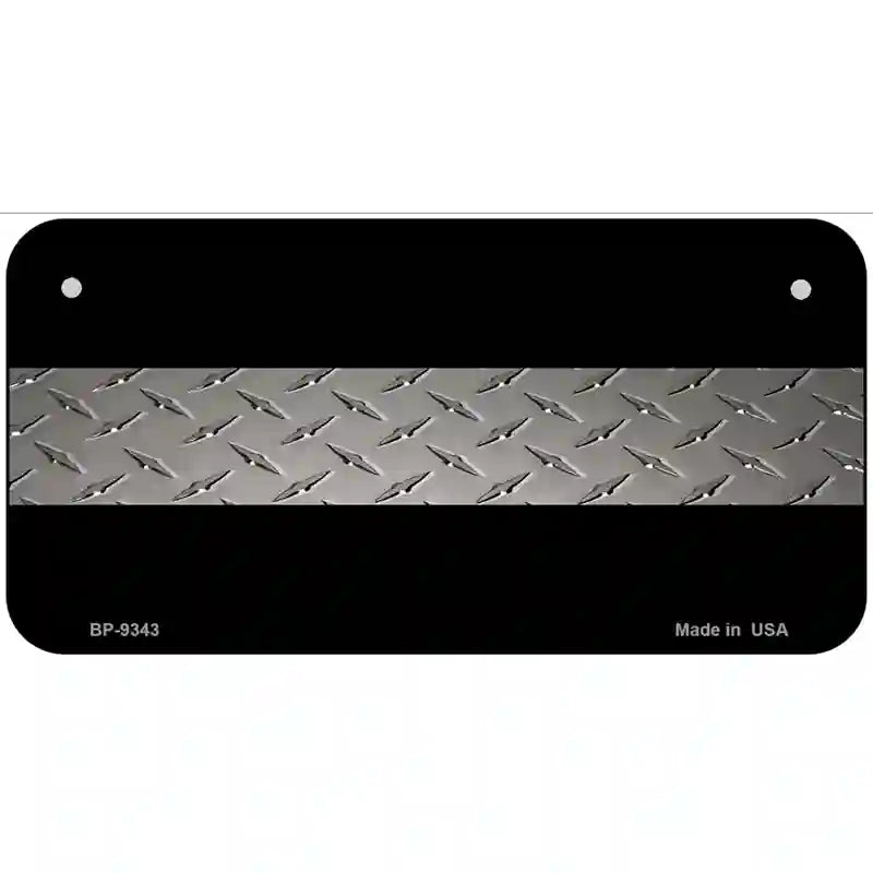 Corrections Diamond Metal Novelty License Plate 6" x 3" (BP)