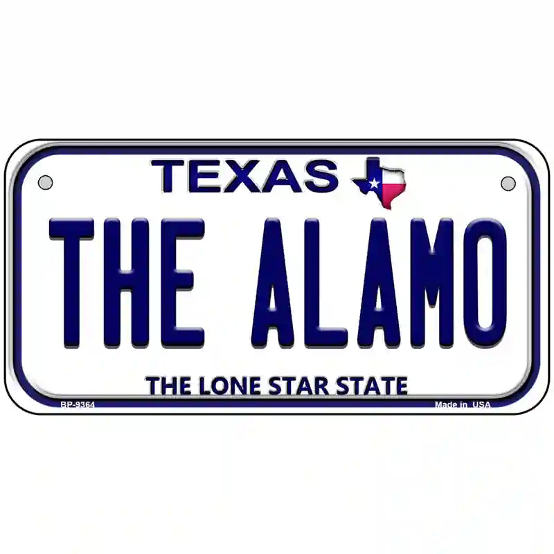 Alamo Texas Novelty Metal License Plate