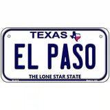 El Paso Texas Novelty Metal License Plate