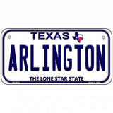 Arlington Texas Novelty Metal License Plate 6" x 3" (BP)