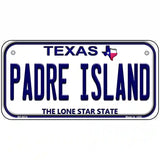 Padre Island Texas Novelty Metal License Plate 6" x 3" (BP)