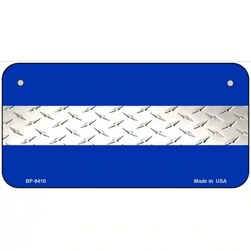 Emergency Medical Services Diamond Novelty Metal License Plate 6" x 3" (BP)