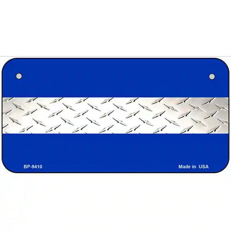 Emergency Medical Services Diamond Novelty Metal License Plate 6" x 3" (BP)