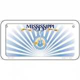 Mississippi Creative Culture Blank Novelty Metal License Plate 6" x 3" (BP)