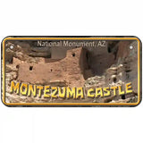 Montezuma Castle Novelty Metal License Plate 6" x 3" (BP)