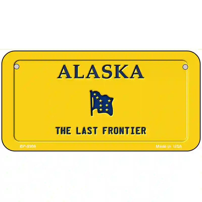 Alaska Novelty Metal License Plate