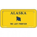 Alaska Novelty Metal License Plate