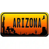 Jeep Arizona Scenic Novelty Metal License Plate 6" x 3" (BP)