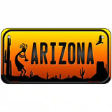 Kokopelli Arizona Scenic Novelty Metal License Plate 6" x 3" (BP)