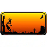 Kokopelli Blank Scenic Novelty Metal License Plate 6" x 3" (BP)