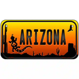 Lizard Arizona Scenic Novelty Metal License Plate 6" x 3" (BP)