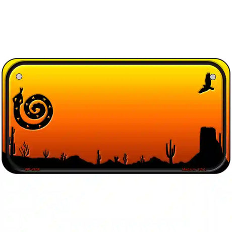 Snake Blank Scenic Novelty Metal License Plate 6" x 3" (BP)