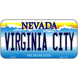 Virginia City Nevada Novelty Metal License Plate 6" x 3" (BP)