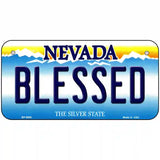 Blessed Nevada Novelty Metal License Plate 6" x 3" (BP)