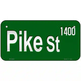 Pike St 1400 Novelty Metal License Plate 6" x 3" (BP)