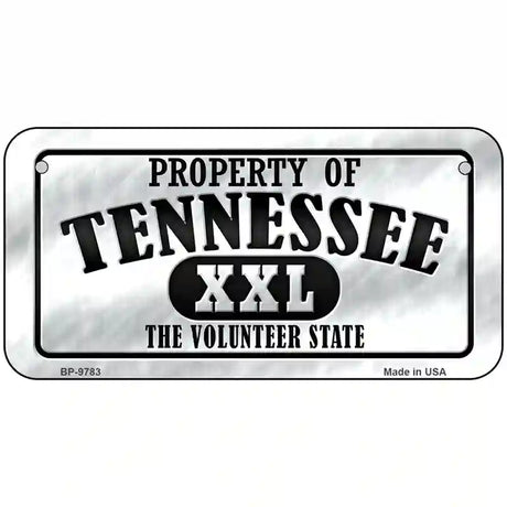 Property Of Tennessee Novelty Metal License Plate 6" x 3" (BP)