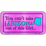 Arizona Girl Novelty Metal License Plate 6" x 3" (BP)