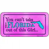 Florida Girl Novelty Metal License Plate 6" x 3" (BP)