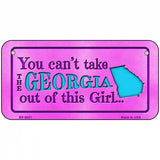 Georgia Girl Novelty Metal License Plate 6" x 3" (BP)