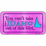 Idaho Girl Novelty Metal License Plate 6" x 3" (BP)