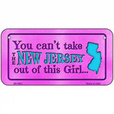 New Jersey Girl Novelty Metal License Plate 6" x 3" (BP)