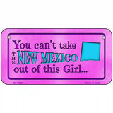 New Mexico Girl Novelty Metal License Plate 6" x 3" (BP)