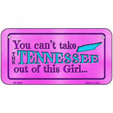 Tennessee Girl Novelty Metal License Plate 6" x 3" (BP)