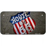 Asphalt Highway Metal Novelty License Plate 6" x 3" (BP)