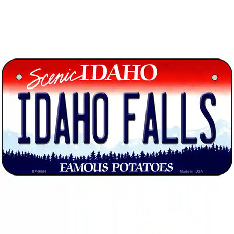 Idaho Falls Idaho Metal Novelty License Plate 6" x 3" (BP)