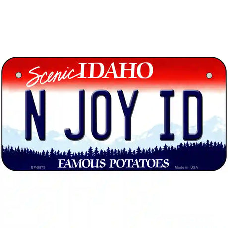 N Joy ID Idaho Metal Novelty License Plate 6" x 3" (BP)