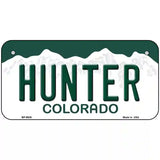 Hunter Colorado Metal Novelty License Plate 6" x 3" (BP)