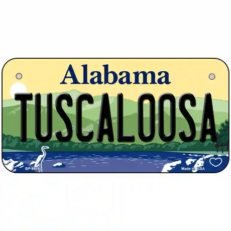 Tuscaloosa Alabama Metal Novelty License Plate 6" x 3" (BP)