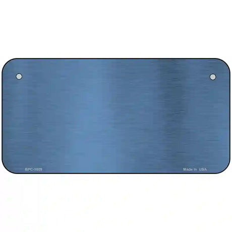 Light Blue Metallic Solid Metal Novelty License Plate 6" x 3" (BPC)