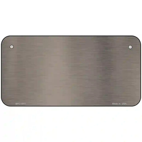 Tan Metallic Solid Metal Novelty License Plate 6" x 3" (BPC)