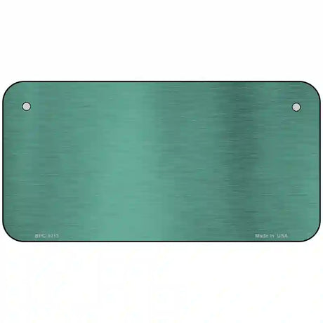 Teal Metallic Solid Metal Novelty License Plate 6" x 3" (BPC)