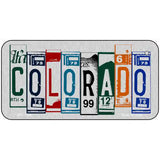 Colorado License Plate Art Metal Novelty License Plate