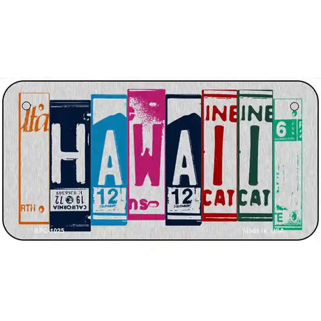 Hawaii License Plate Art Metal Novelty License Plate 6" x 3" (BPC)