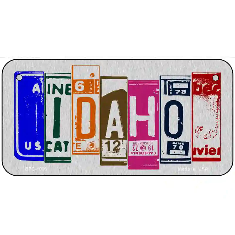 Idaho License Plate Art Metal Novelty License Plate 6" x 3" (BPC)