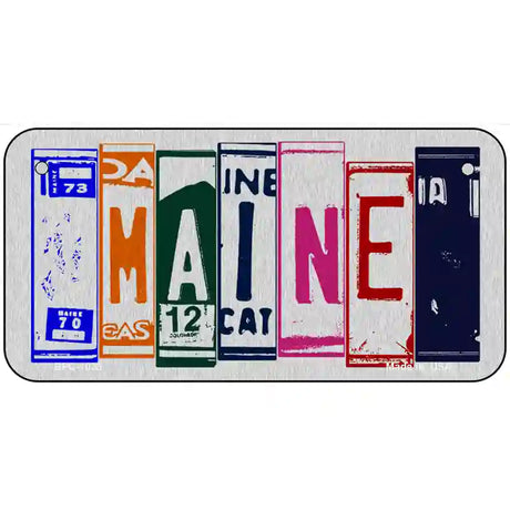 Maine License Plate Art Metal Novelty License Plate 6" x 3" (BPC)