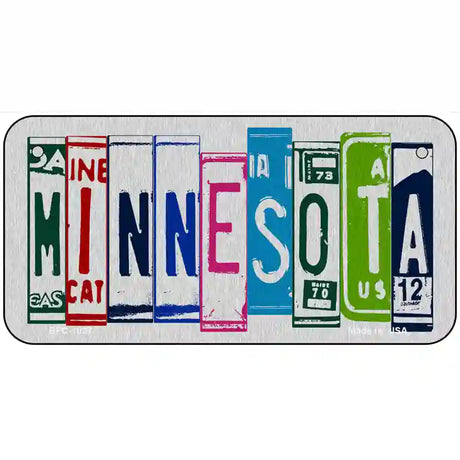 Minnesota License Plate Art Metal Novelty License Plate 6" x 3" (BPC)