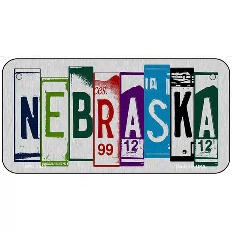 Nebraska License Plate Art Metal Novelty License Plate