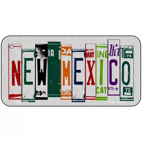 New Mexico License Plate Art Metal Novelty License Plate 6" x 3" (BPC)