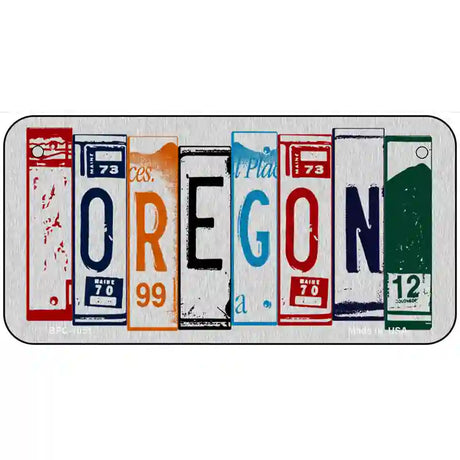 Oregon License Plate Art Metal Novelty License Plate 6" x 3" (BPC)