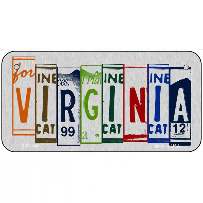 Washington License Plate Art Metal Novelty License Plate 6" x 3" (BPC)