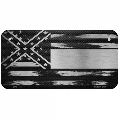 Mississippi Carbon Fiber Novelty Metal License Plate 6" x 3" (BPC)