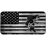 Patriotic Bass Novelty Metal License Plate LPC-1146