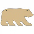 Solid Gold Novelty Metal Bear Tag BR-015