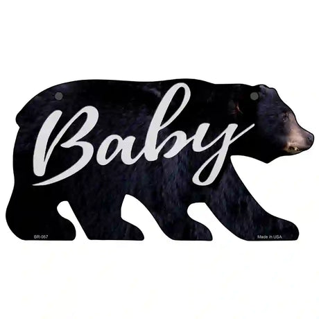 Baby Novelty Metal Bear Tag BR-057