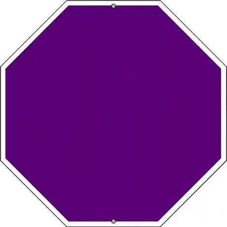 Purple Dye Sublimation Octagon Metal Novelty Stop Sign BS-1008